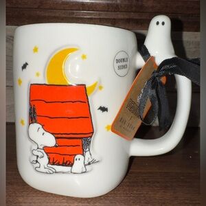 Super Cute 🥰 Peanuts BOO! Double Sided Snoopy Halloween Mug With Ghost a 👻